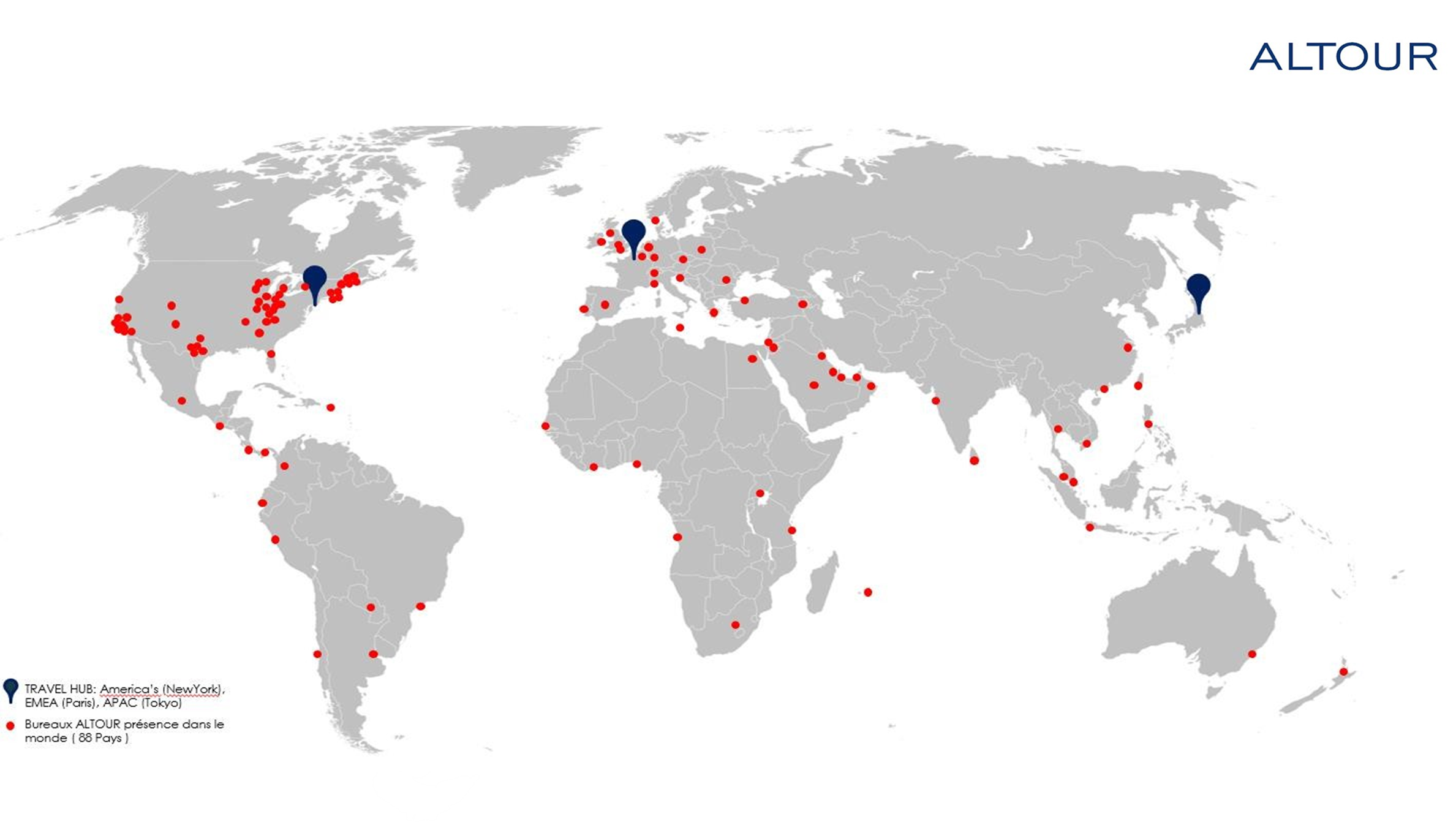 Altour International – couverture mondiale