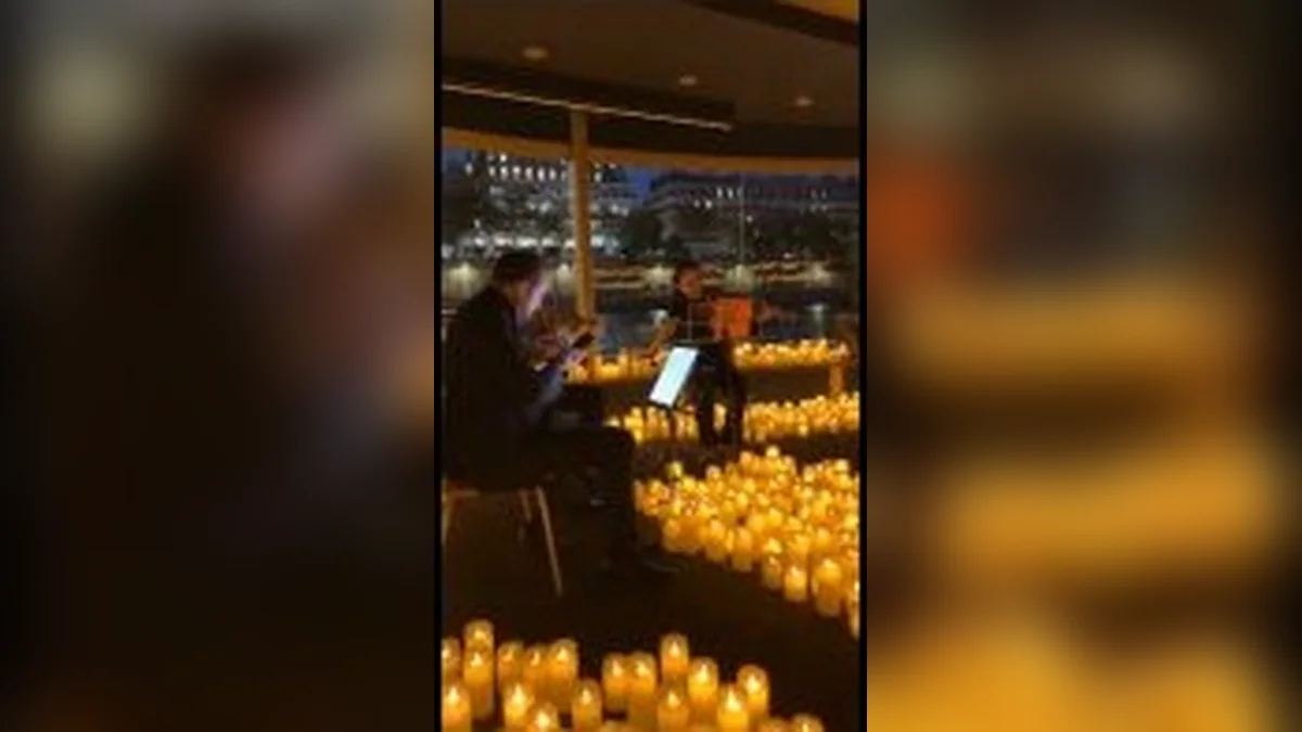 A private Candlelight concert on the Seine designed to reconnect